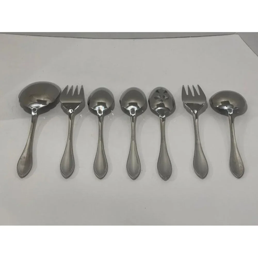 Wallace‎ 18/10 Stainless Steel Serving Utensil Set 7-Piece
